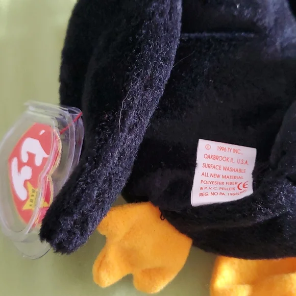 Vintage baldy bald eagle ty beanie baby - Picture 4 of 5